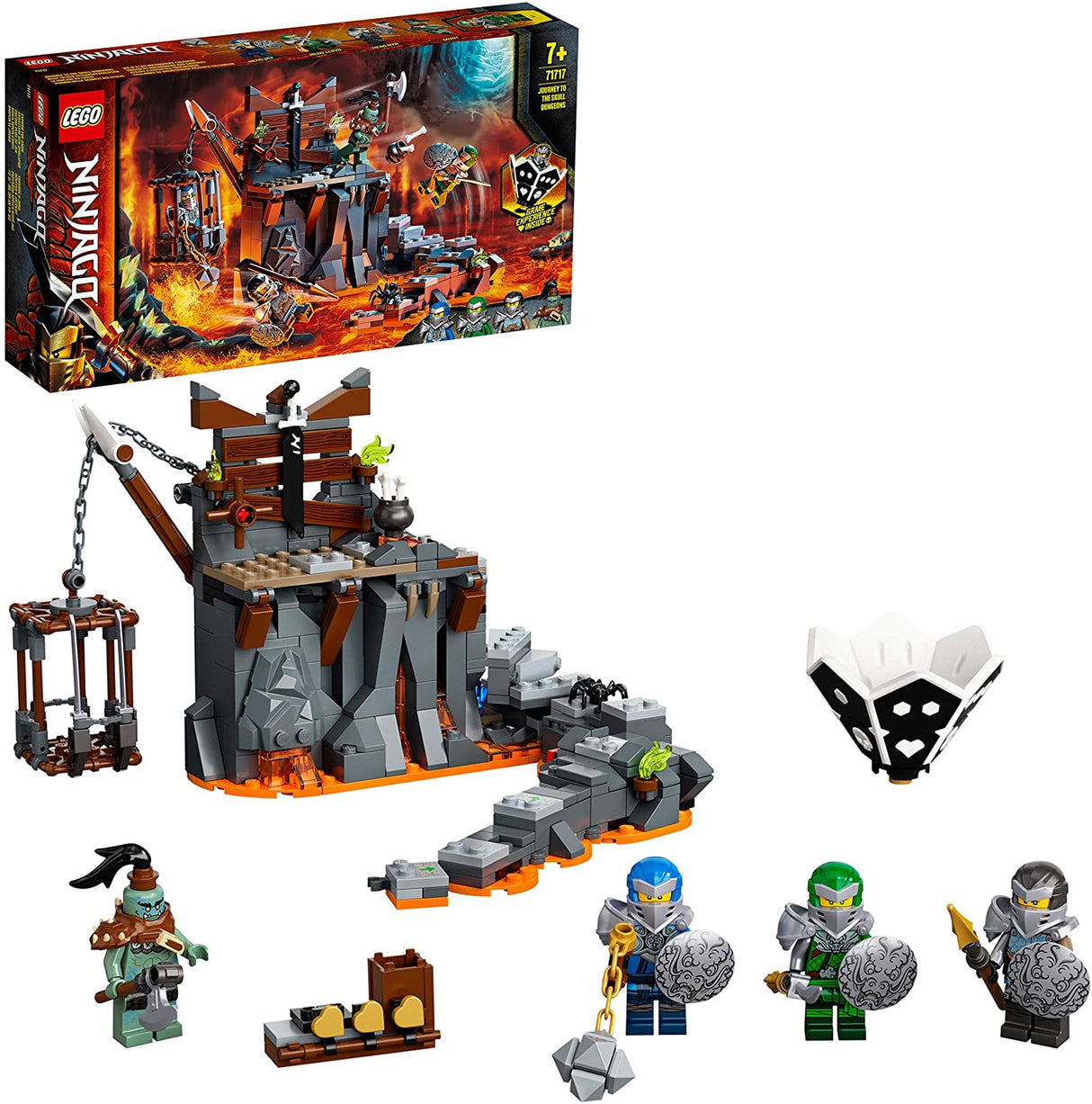 Lego Ninjago 71717 Viagem Às Masmorras Das Caveiras GRADE A