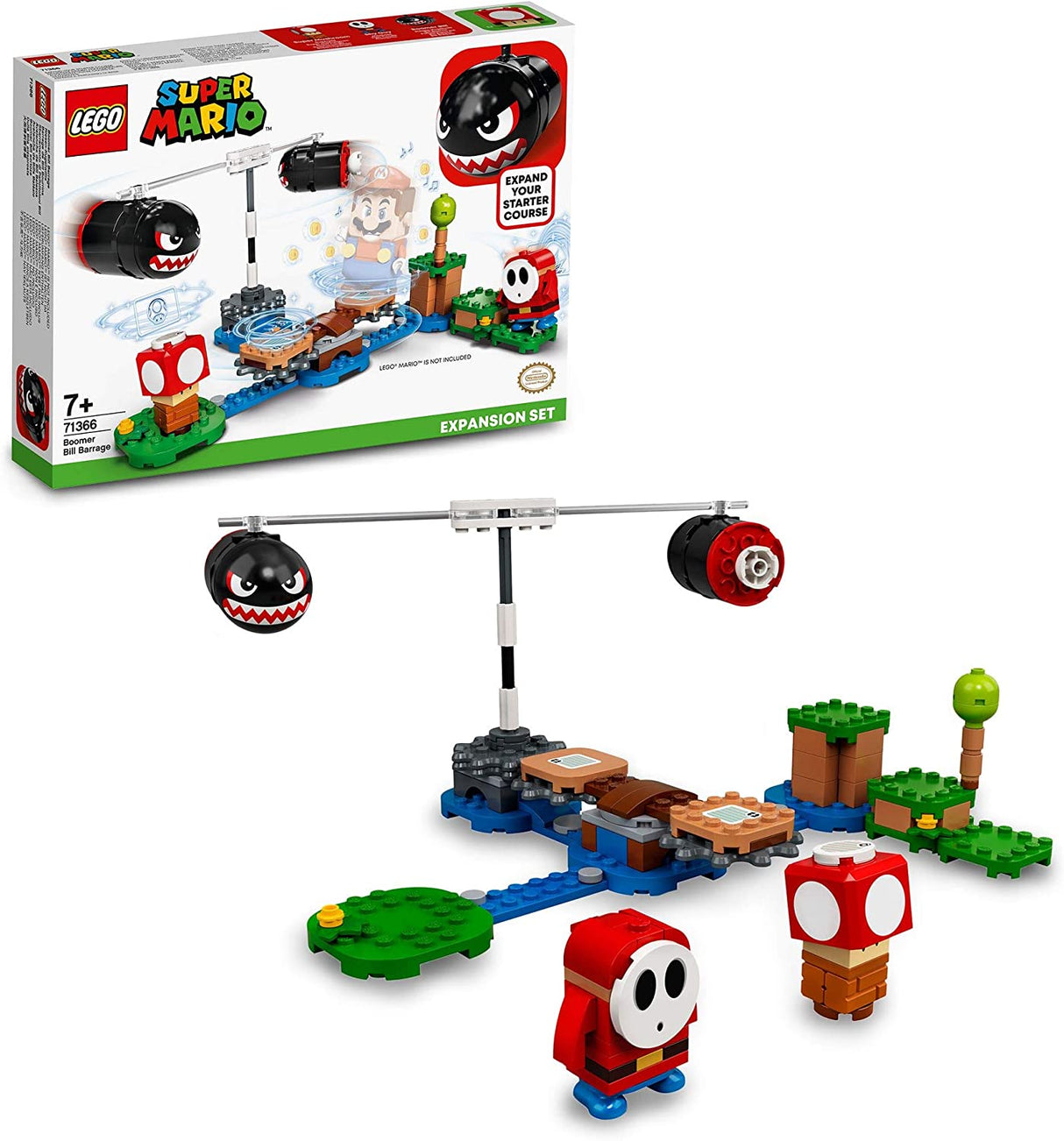 Lego Super Mario 71366 Set Expansão Avalanche Boomer Bill