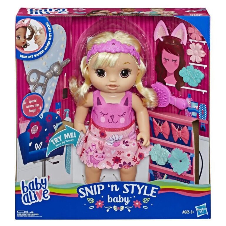 Hasbro Baby Alive Penteados Mágicos - Francês