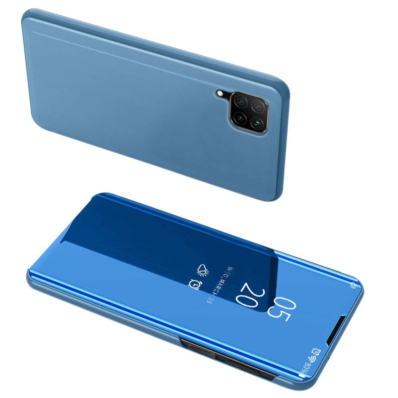 Capa Clear View Azul para Huawei P40 Lite