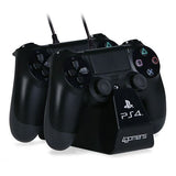 4Gamers Carregador de Comandos DualShock 4 Black PS4 Dock Station