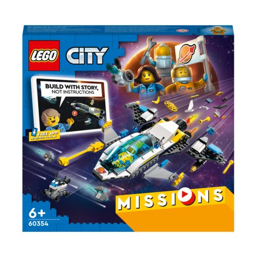 LEGO City Missions 60354 Missões de Exploração com Nave Espacial em Marte