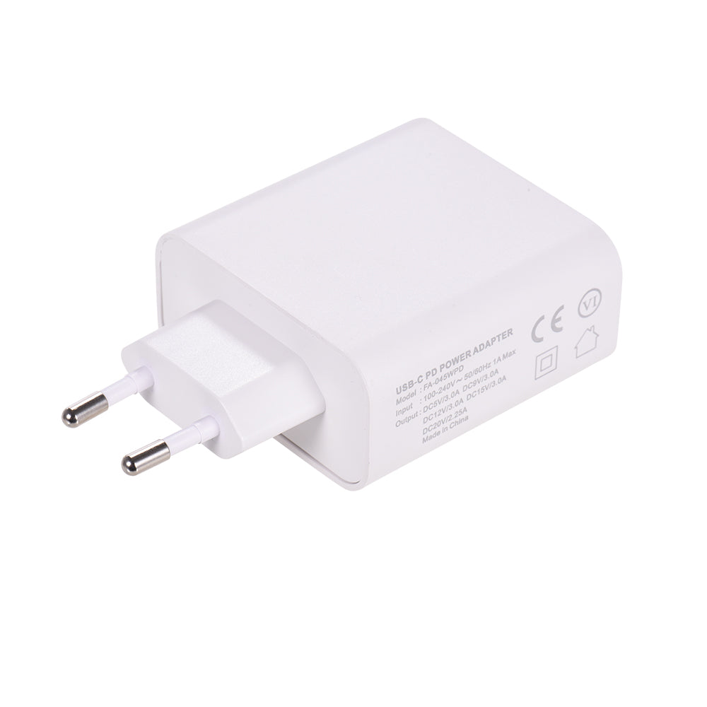 Carregador USB Tipo-C 5V/3A 9V/3A 12V/3A 15V/3A 20V/2.25A 65W