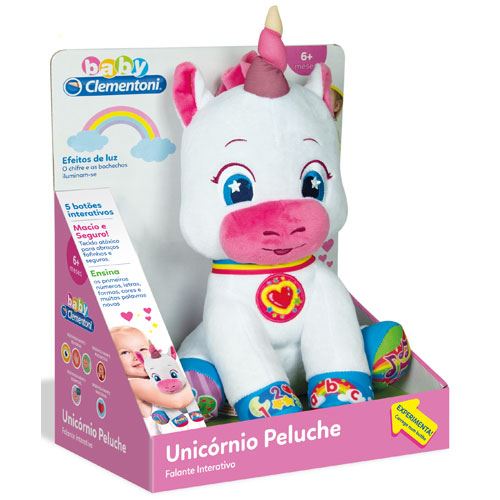 Peluche Baby Unicórnio Interativo - Clementoni