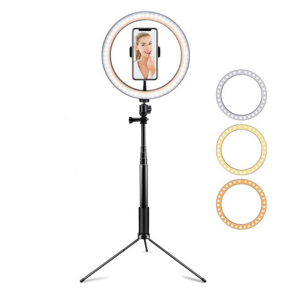 Anel de LED 30 cm + Tripé 2 metros - Ring light