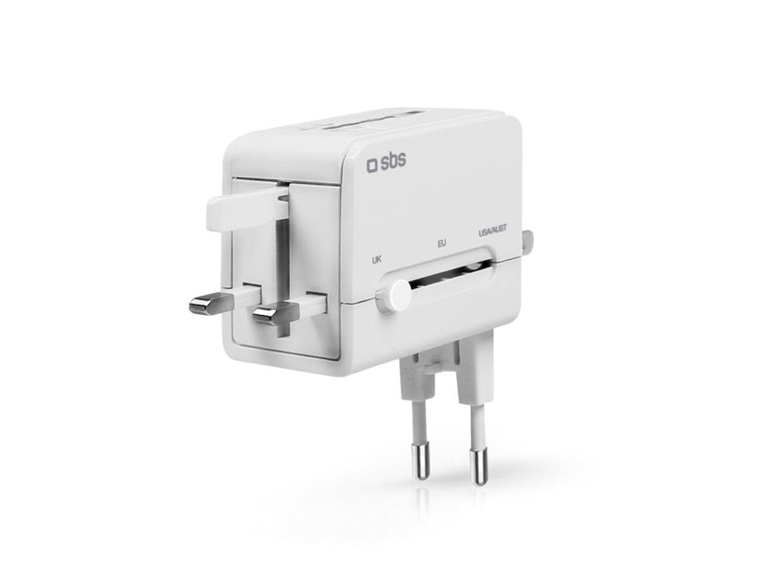 Adaptador de Tomada SBS Universal com Porta USB