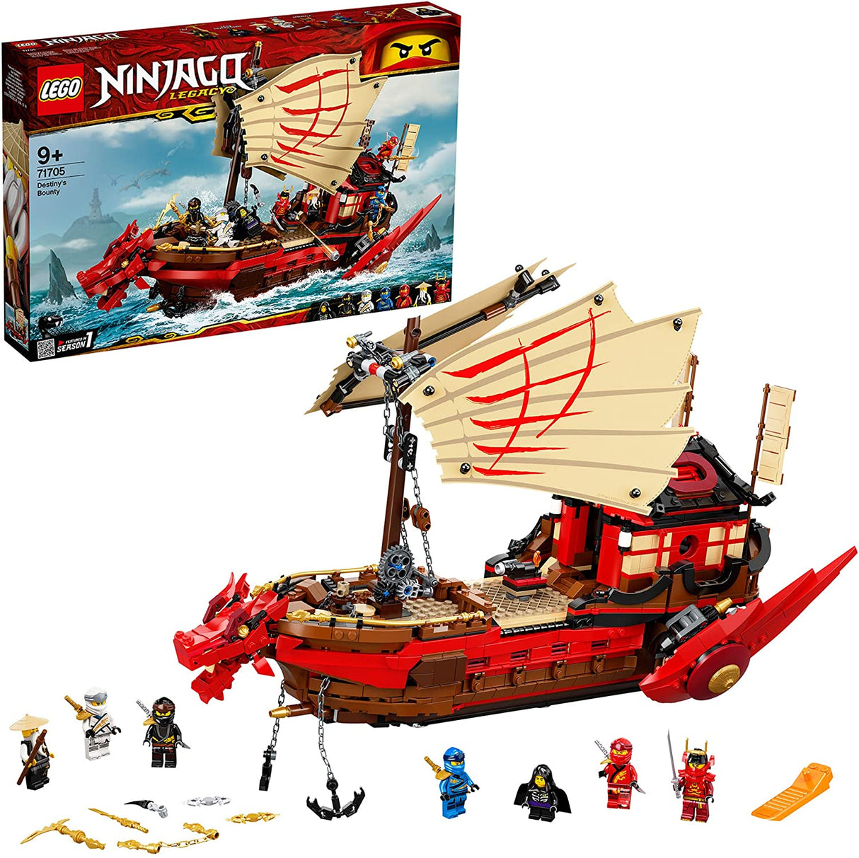 LEGO Ninjago 71705 Navio Pirata Do Destino