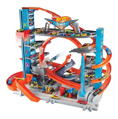 Hot Wheels Pista Ultimate Garage Tubarão Shark Loop Racetrack