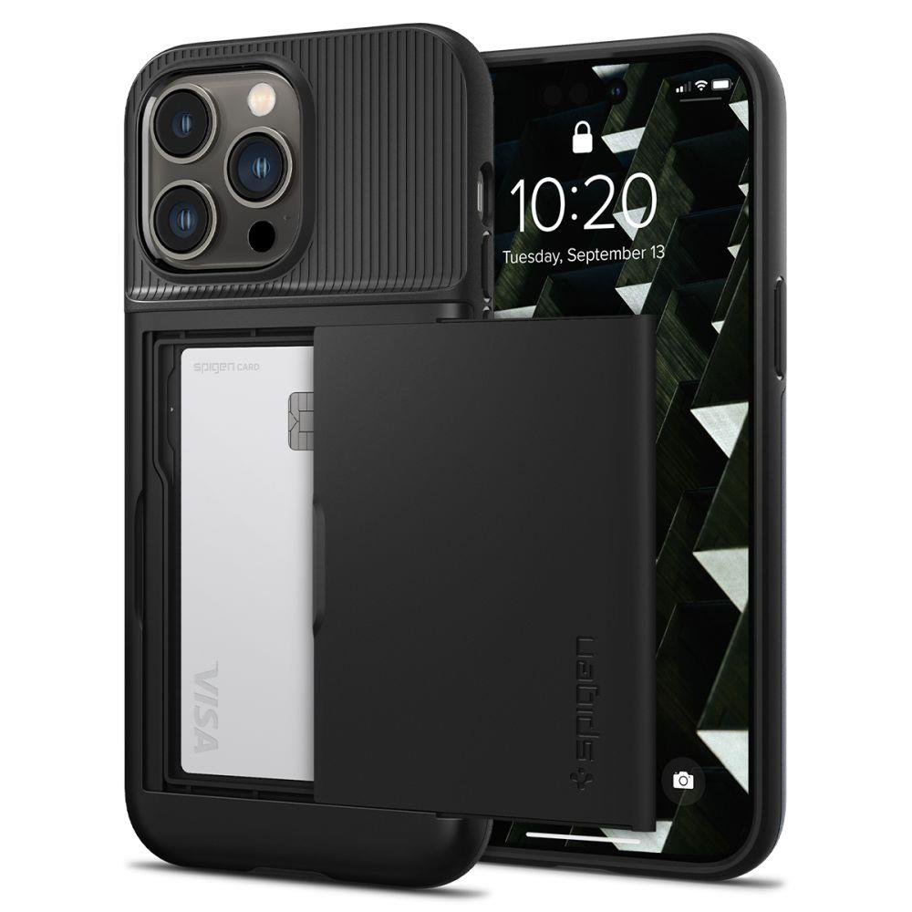 Capa SPIGEN SLIM ARMOR CS iPhone 14 PRO MAX BLACK