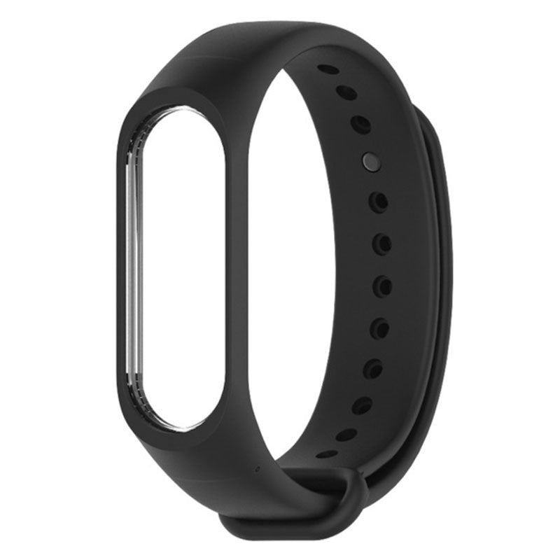 Pulseira de Substituição Xiaomi Mi Band 4 / Mi Band 3 Silicone (Preto)