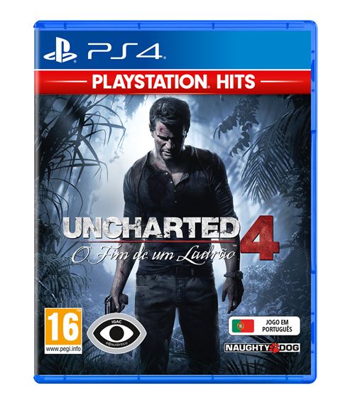 Uncharted 4: O Fim de um Ladrão - Playstation Hits - PS4