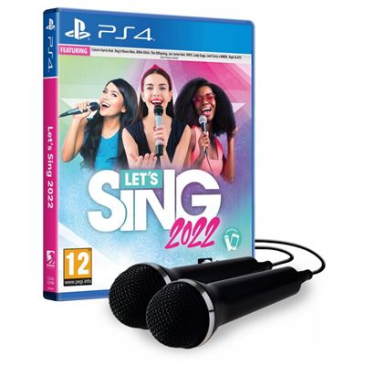 Jogo Let’s Sing 2022 + 2 Microfones PS4