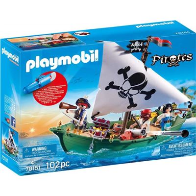 Playmobil 70151  Navio Pirata com Motor Subaquático