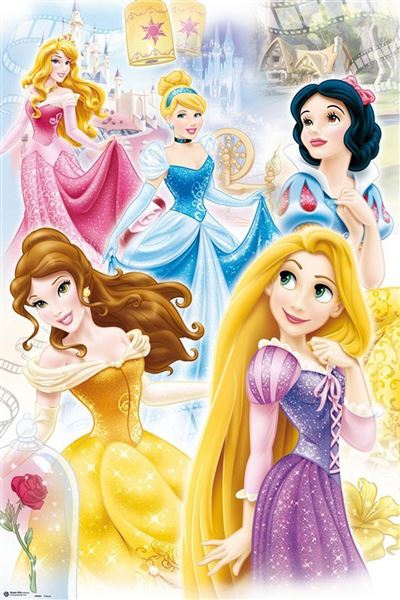 Poster Disney Princess Princesas