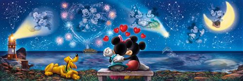 Puzzle Mickey e Minnie Disney 1000 peças - Clementoni