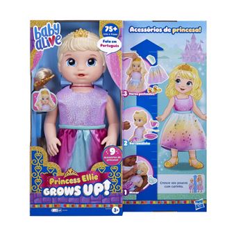 Hasbro Baby Alive Princess Ellie Grows Up Loira - HBF5236