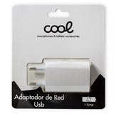 Carregador 1x USB COOL 1A Branco