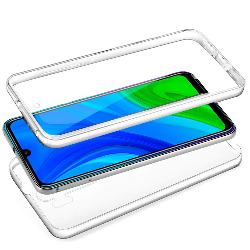 Capa silicone 3D para Huawei P Smart 2020 (frente e verso transparentes)