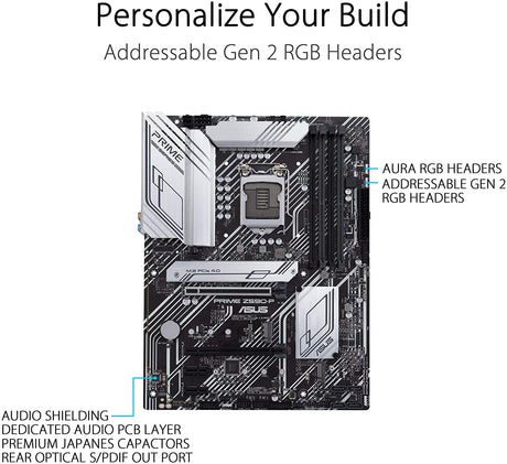 Placa Base Asus Prime Z590-P SK 1200 PCIe 4.0 3x M.2 USB 3.2 Thunderbolt 4