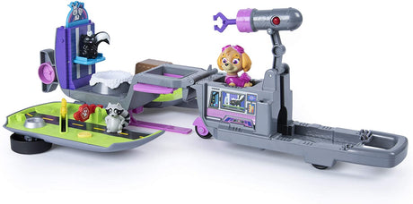 Patrulha Pata Skye's Ride N Rescue Paw Patrol Playset de Transformação e helicóptero 2 em 1