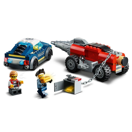 Lego City 60273- Perseguição de Carro Perfurador (Idade Mínima: ?5 - 179 Peças)