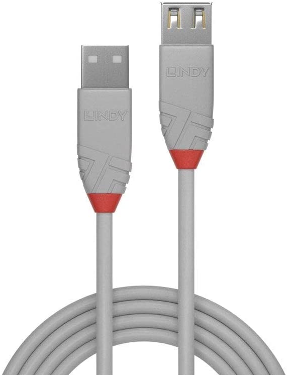 LINDY Cabo de Extensão USB Macho / USB Fêmea (0,5M)