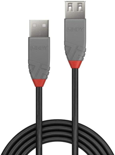 LINDY Cabo de Extensão USB Macho / USB Fêmea (2M)