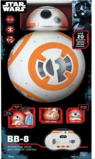 Droid BB-8 interativo de Star Wars com controle remoto CAIXA DANIFICADA