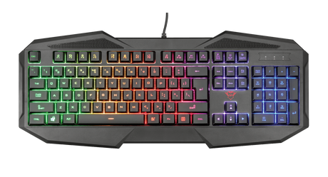 TRUST Bundle Kit 4-in-1 GXT 1180RW Gaming Teclado + Rato + Auscultador + Tapete