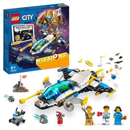 LEGO City Missions 60354 Missões de Exploração com Nave Espacial em Marte