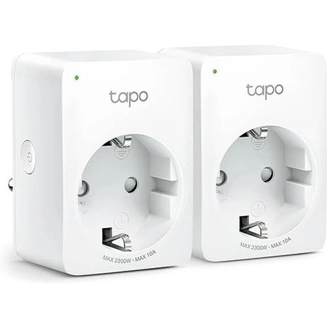 Tomada Inteligente TP-Link Pack 2x Tapo P100 Mini Smart Plug Wifi