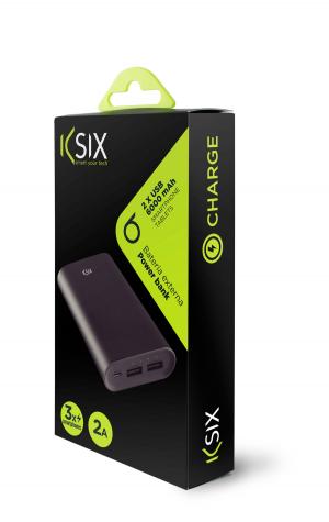 KSIX Powerbank 6000 mAh 5V 2.1A