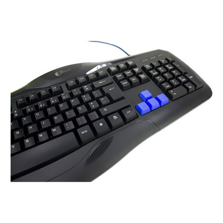 Z8tech Teclado Gaming Iron Plate Preto/Azul