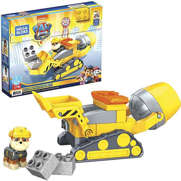 Patrulha Pata Mega Bloks Escavadora Rubble