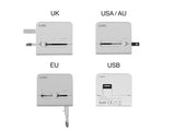 Adaptador de Tomada SBS Universal com Porta USB