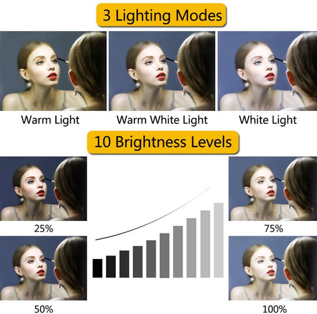 Anel de LED Flexível com Suporte para Telemóvel - Ring light