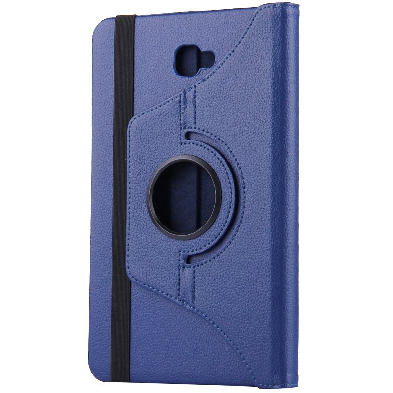 Capa Samsung Galaxy Tab A (2016/2018) T580 / T585 Leatherette Azul Sólido 10,1 "