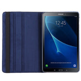 Capa Samsung Galaxy Tab A (2016/2018) T580 / T585 Leatherette Azul Sólido 10,1 "