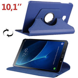 Capa Samsung Galaxy Tab A (2016/2018) T580 / T585 Leatherette Azul Sólido 10,1 "