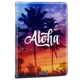 Capa Bolsa Ipad 2 / 3 / 4 Giratoria Pele Sintética Desenhos Aloha