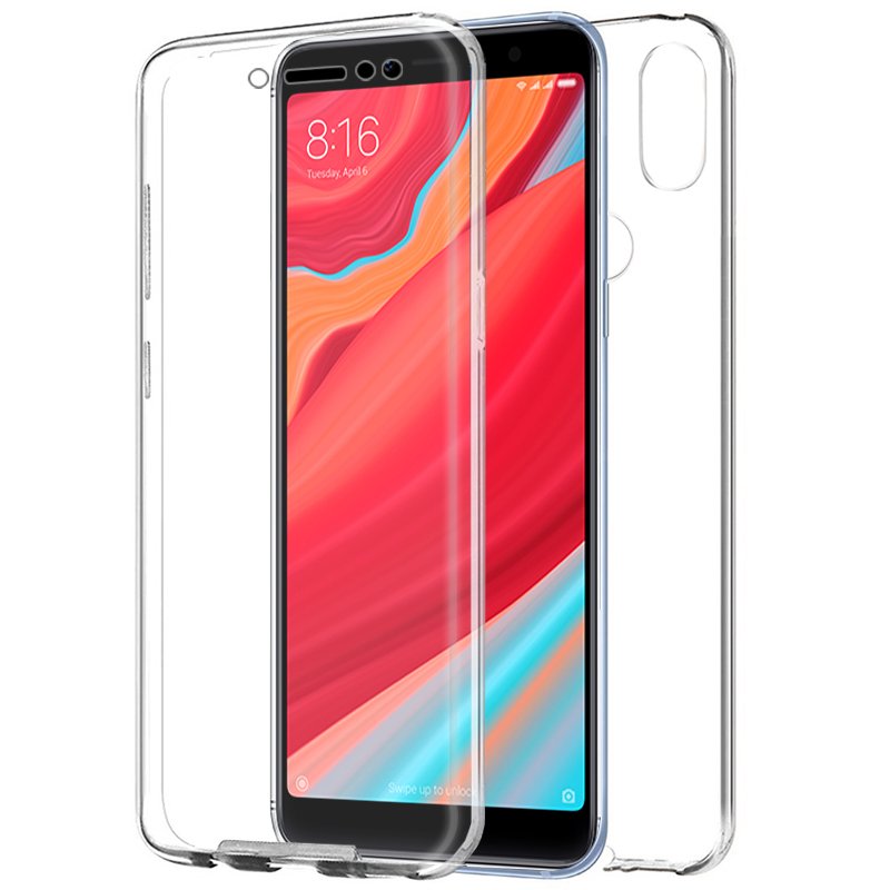 Capa silicone Xiaomi Redmi S2 3D (frente e verso transparentes)