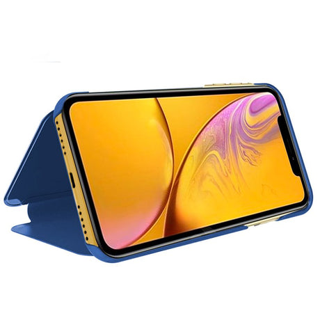 Capa Flip para iPhone XR Clear View Azul