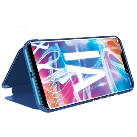 Capa Flip Huawei Mate 20 Lite Clear View Blue