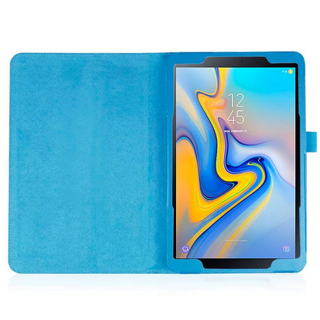 Capa Samsung Galaxy Tab A (2018) T590 / T595 Azul Couro 10,5 "