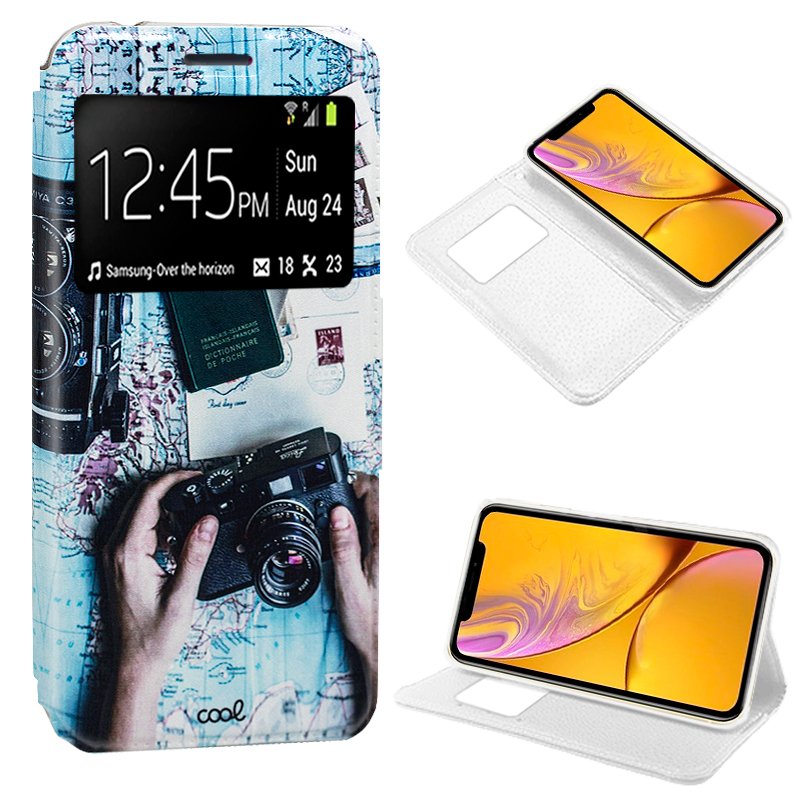 Capa Flip Cover iPhone XR Travel