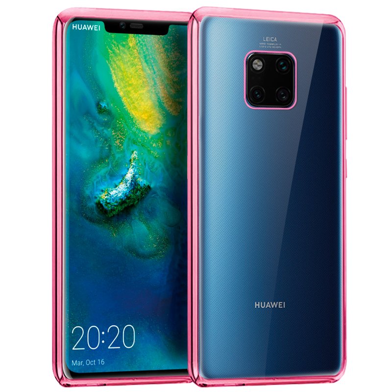 Capa Metálica para Huawei Mate 20 Pro (Rosa)