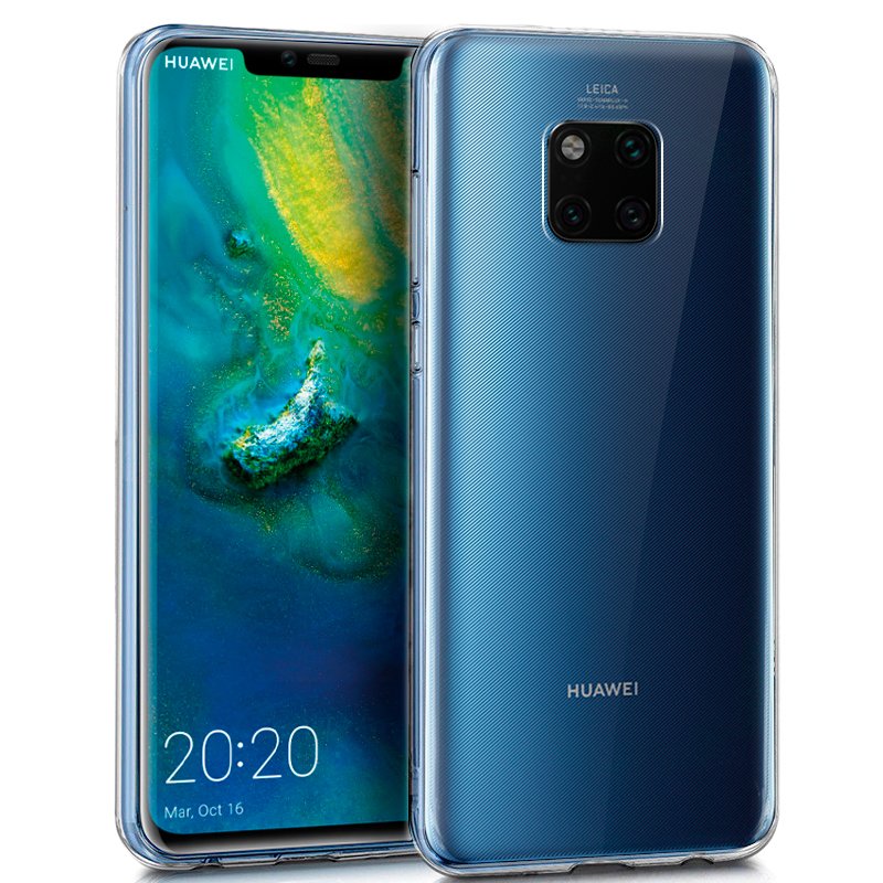 Capa silicone para Huawei Mate 20 Pro (transparente)