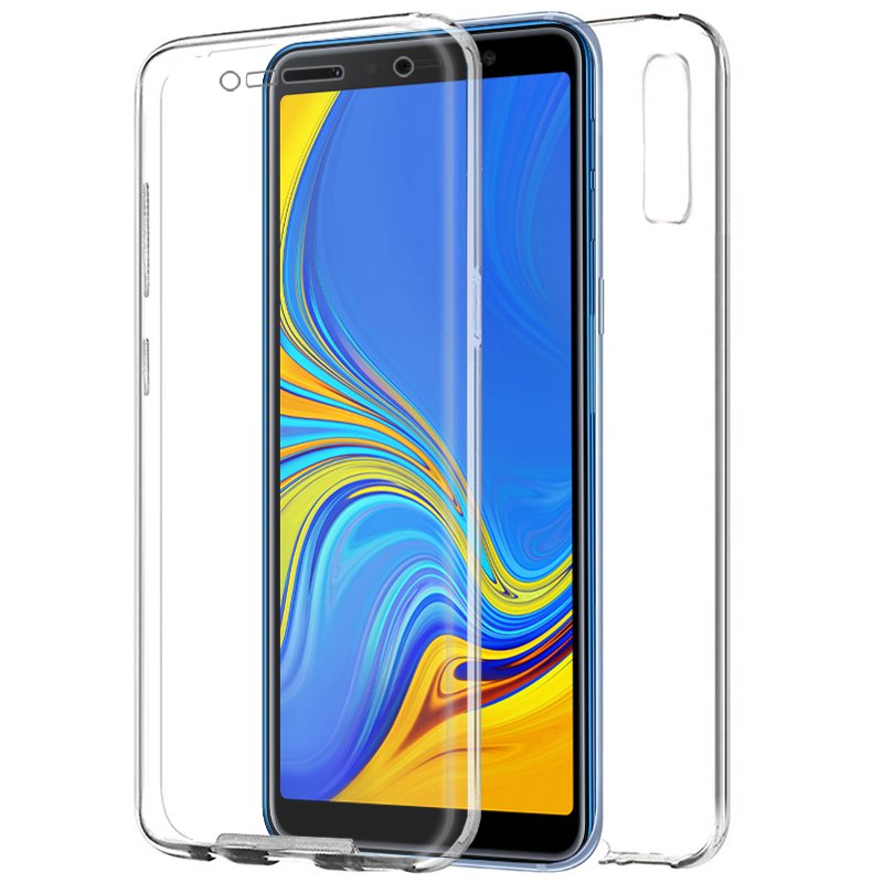 Capa silicone 3D Samsung A750 Galaxy A7 (frente e verso transparentes)