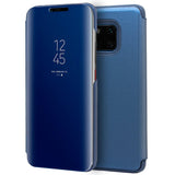 Capa Flip Huawei Mate 20 Pro Clear View Blue