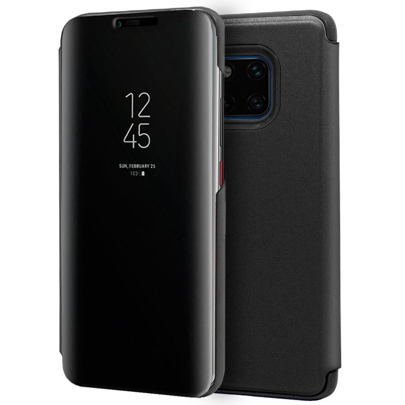 Capa Flip Huawei Mate 20 Pro Clear View Preto